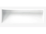 Plan vasque, bassin incliné grand taille 85 cm : L 100 à 201 x P 40 à 51 cm, finition lisse mate, 10 couleurs au choix, , résine Akrytan® teinté dans la masse, Livraison Offerte.